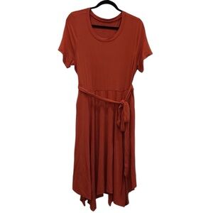 TORRID Rust Supersoft Dress w/ Handkerchief Bottom!!! Plus Size 1X